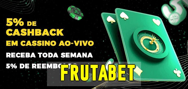 Promoções do cassino ao Vivo frutabet